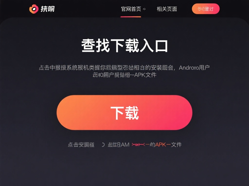 查找下载入口
在官网首页或相关页面中，通常会有一